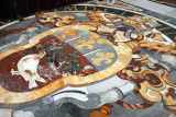 Coat-of-Arms of Pope Innocent X (1644-1655) on the floor of St. Peters Basilica