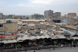 View of the bazaar in the old town below the Citadel, Erbil