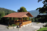 The dining pavilion of the Hotel Motithang, Thimphu