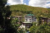 The area of Thimphu around the Folk Heritage Museum