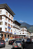 The center of Thimphu