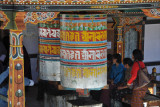 Prayer wheels, Thimphu