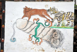 Phallus with tiger and deer