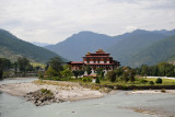 Punakha Dzong, built at the confluence of the Mo Chhu and Pho Chhu Rivers