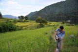 The first part of the hike is an easy stroll through the rice terraces