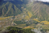 Circling over the Paro Valley, Bhutan