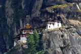 The Tigers Nest - a monastery built in 1692 on a cliff 900m above the valley floor