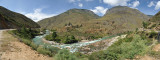 Panoramic view of the Paro River