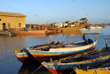 With most shipping moved to Port Sudan, only a small fishing fleet and the Jeddah ferry remains in Suakin
