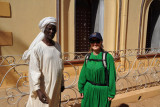 Caretaker of the Mahdis Tomb with Karen