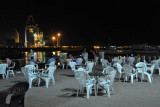 Pleasant outdoor cafs line the Corniche of Port Sudan