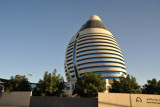 The Burj Al-Fatehs Libyan connections gave it the nickname Gadaffis Egg