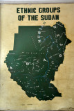 Map of the diverse ethnic groups of the Sudan