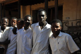 Sudanese students visiting the Khalifas House