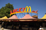 Lucky Meal - with a rather familiar looking M in the logo, Khartoum
