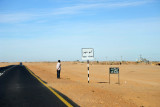 Northern Highway on the West Bank of the Nile passing Abu Dom