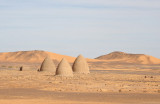 Beehive tombs (Nawamis) common in Northern Sudan