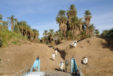 Boarding the Dongola Ferry from the East Bank