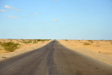The coastal road leading north from Port Sudan