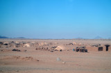 Another nomad camp with several more permanent mudbrick buildings