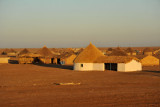 Thatched rondavel with an attached two-cart garage