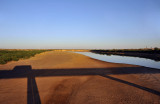 Crossing the bridge over the Atbara River at Kashm el Qirba, Sudan