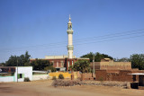 Mosque in a town along the southern Blue Nile