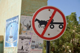 No Speeding Donkey Carts