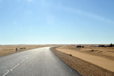 New road across the Bayuda Desert - ca 260 km to Atbara