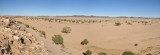 Panoramic view of the Bayuda Desert from on top of the Marble Ridge