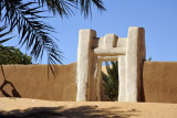 Gate to an abandoned Nubian home on the West Bank of the Nile opposite Sai Island