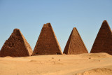 The pyramids of the Royal Cemetery entomb kings and queens from the Meroitic Kingdom