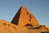 One of the Barkal pyramids beginning to crumble