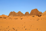 The Pyramids of Mero date to the Napata Period of the Kingdom of Kush (ca 800-280 BC)