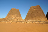 Beg. N14 (left) and Beg. N13 (right), Northern Cemetery, Pyramids of Mero