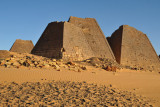 The northwest corner of the Northern Cemetery, Mero, looking southeast (tip of Beg. N20 on the left)