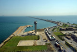 View of the King Fahd Causeway looking east from the Bahrani observation tower