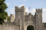 Private entrance to Arundel Castle though High Street Lodge