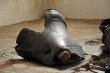 The bells of the Marienkirche have been left where they fell as a memorial