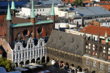 Lbeck Town Hall from the tower of St. Peters Church