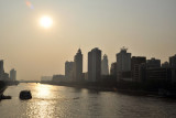 Pearl River from Liberation Bridge, Guangzhou - late afternoon