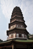 Flowery Pagoda was rebuilt in 1373 after a fire