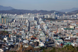 View of Suwon from Hwaseong Fortress