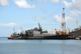 Mauritius Coast Guard flag ship, the MCGS Vigilant - Port Louis