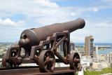 La Citadelle - a cannon aimed out to sea, Fort Adeliade