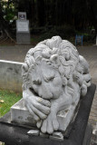 Lion sculpture, Jardin de la Compagnie, Port Louis
