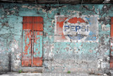 Faded Pepsi advertisement, Dr Sun Yat Sen St, Port Louis