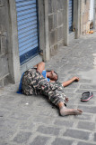Passed out in Port Louis