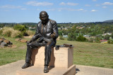 Sir John Bolte statue at the Ballarat Gold Museum -  I mightnt always have been right - but Ive always been firm