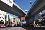 Intersection of Road No. 1 and Road No. 2, Dwarakapuri, north Hyderabad